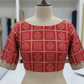 Sunshine Yellow & Royal Red Designer Saree