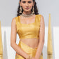 Copper Zari Embellished Tissue Kanjivaram Ready to Wear Saree