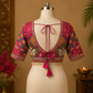 The Royal Gajraj Hand-work Patola Silk Blouse