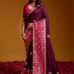 Maroon Party Wear Saree Online 1 | Sootkari