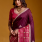Maroon Party Wear Saree Online 3 | Sootkari