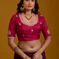 Maroon Party Wear Saree Online 4 | Sootkari