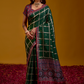 Forest Green Festive Saree Online 1 | Sootkari