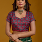 Forest Green Festive Saree Online 4 | Sootkari