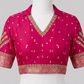 Blush Pink Khaddi Bandhani Saree