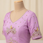 Blush Pink Ziraf Silk Saree