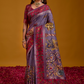 Lavender Festive Saree Online 1 | Sootkari 