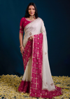Magenta Floral Party Wear Saree Online 1 | Sootkari