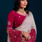 Magenta Floral Party Wear Saree Online 4 | Sootkari