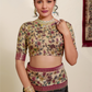 Midnight Black Floral Pattern Festive Saree Online 4 | Sootkari