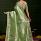 Mint Green Party Wear Saree Online