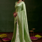 Mint Green Party Wear Saree Online