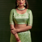 Mint Green Party Wear Saree Online