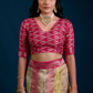 Pastel-Stripes Festive Saree Online 4 | Sootkari