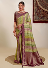 Pastel Floral Festive Saree Online 1 | Sootkari