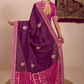 Purple Party Wear Saree Online 2 | Sootkari