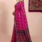 Magenta Golden Festive Saree Online 3 | Sootkari