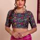 Magenta Golden Festive Saree Online 4 | Sootkari