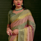 Pastel Zari Festive Saree Online