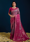 Rosewood Floral Festive Saree Online 1 | Sootkari