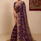 Floral Viscose Wedding Saree Online 1 | Sootkari