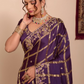 Floral Viscose Wedding Saree Online 3 | Sootkari