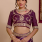 Royal Purple Wedding Saree Online 3 | Sootkari