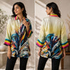 Satin Abstract Printed Shirt
