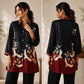 Crimson Crane Elegance Shirt