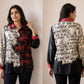 Artistic Calligraphy Contrast Shirt