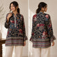 Midnight Mosaic Printed Crepe Shirt