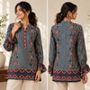 Indigo Paisley Charm Shirt