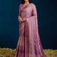 Dreamy Lilac Elegance Saree