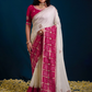 Majestic Magenta Bloom Saree