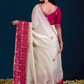 Majestic Magenta Bloom Saree