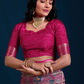 Rosewood Grace Embellished Saree