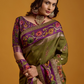 Olive Heritage Fusion Saree