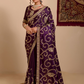 Royal Purple Grandeur Saree