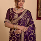 Royal Purple Grandeur Saree