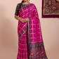 Fuchsia Radiance Heritage Saree