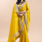 Shimmering   Lemon   Saree