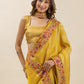 The Marigold Heritage Silk Saree