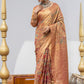 Copper Kanjivaram Zari Embellished Tissue Ready to Wear Saree