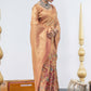 Copper Kanjivaram Zari Embellished Tissue Ready to Wear Saree
