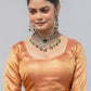 Copper Kanjivaram Zari Embellished Tissue Ready to Wear Saree
