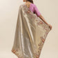 Champagne Gold Tissue Silk Saree