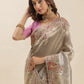 Champagne Gold Tissue Silk Saree