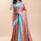 Floral Matka Tusser Silk Saree