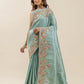 Pure ZIRAF Silk Bird Motif Saree