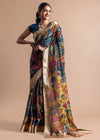 Pure Tusser Kalamkari Saree